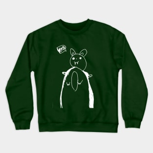 Izzo Big Bunny White Crewneck Sweatshirt